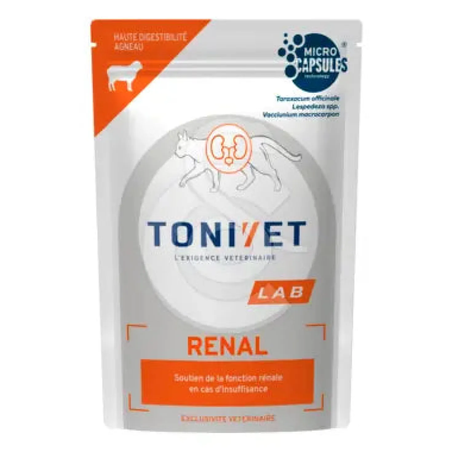 Tonivet Renal à l'agneau sachet repas chat