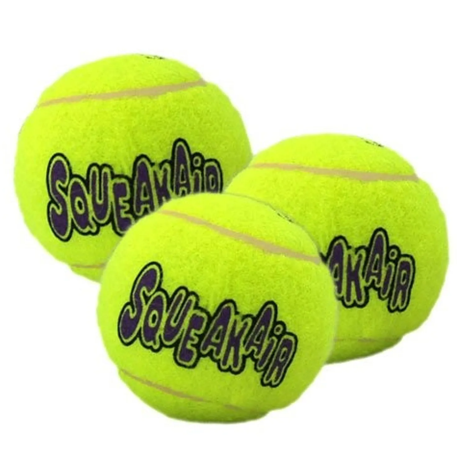 Trio de balles de Tennis SqueakAir Kong chien