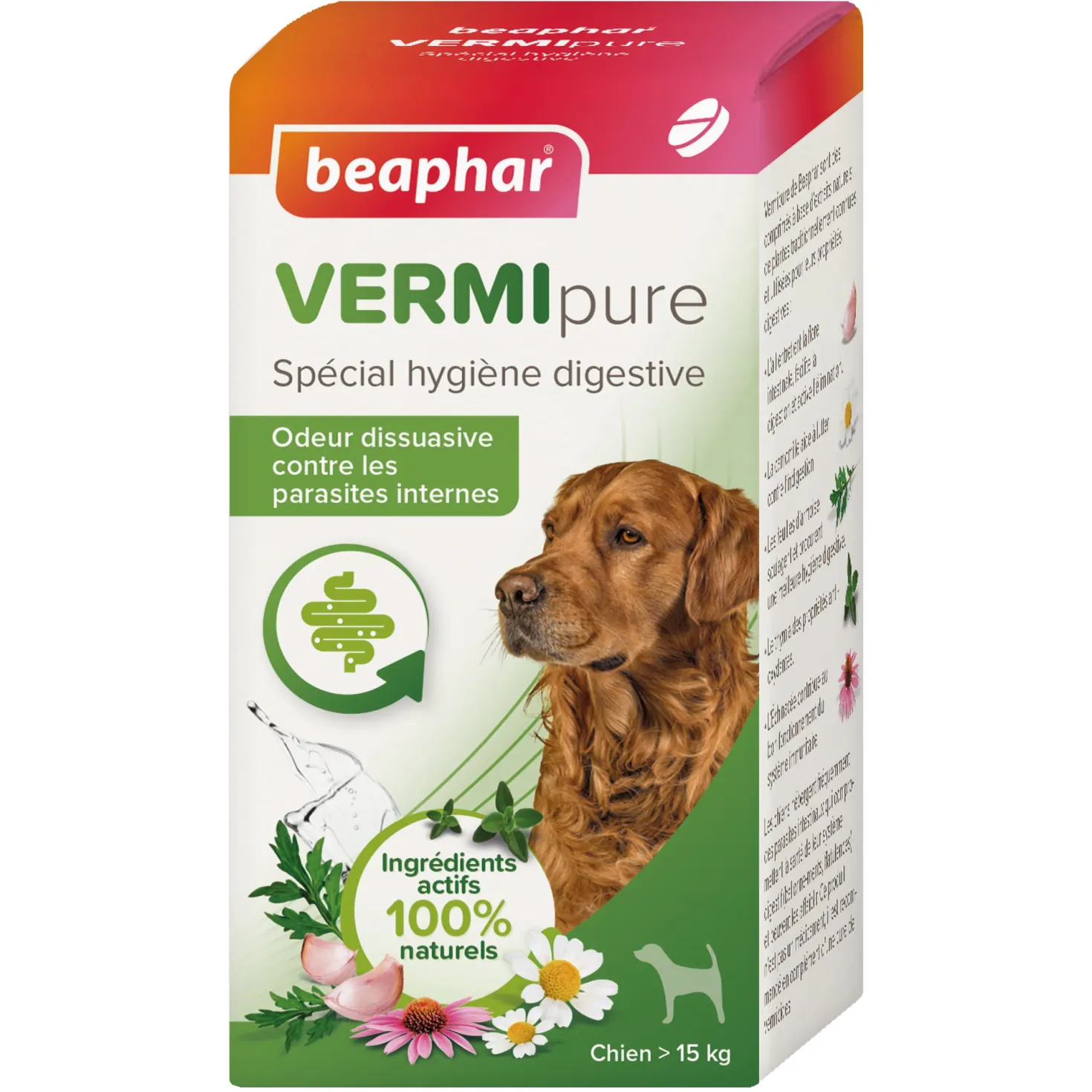 Vermipure comprimés Purge grand chien