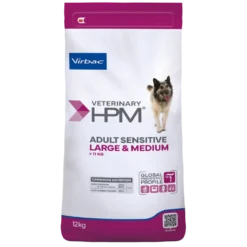 Veterinary HPM Adult Sensitive Large & Medium Dog - croquettes chien
