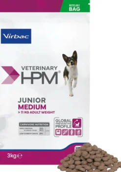 Veterinary HPM Junior Medium Dog - croquettes chiot