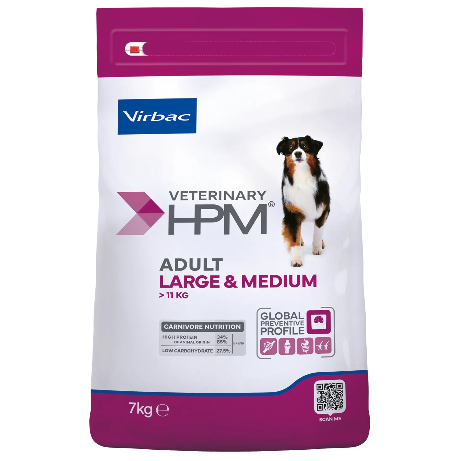 Virbac Veterinary HPM Adult Large & Medium Dog - croquettes chien