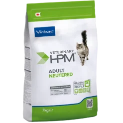 Virbac Veterinary HPM Adult with salmon Neutered & Entire Cat - croquettes chat