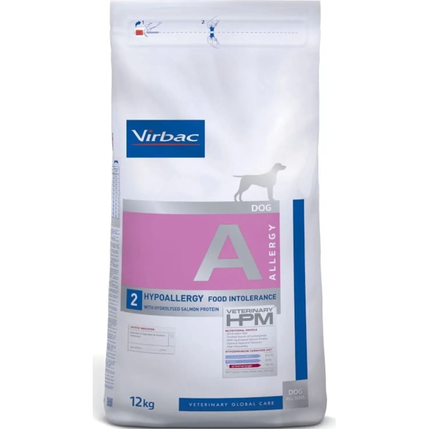 Virbac Veterinary HPM Diététique Hypoallergy Food Intolerance - croquettes chien