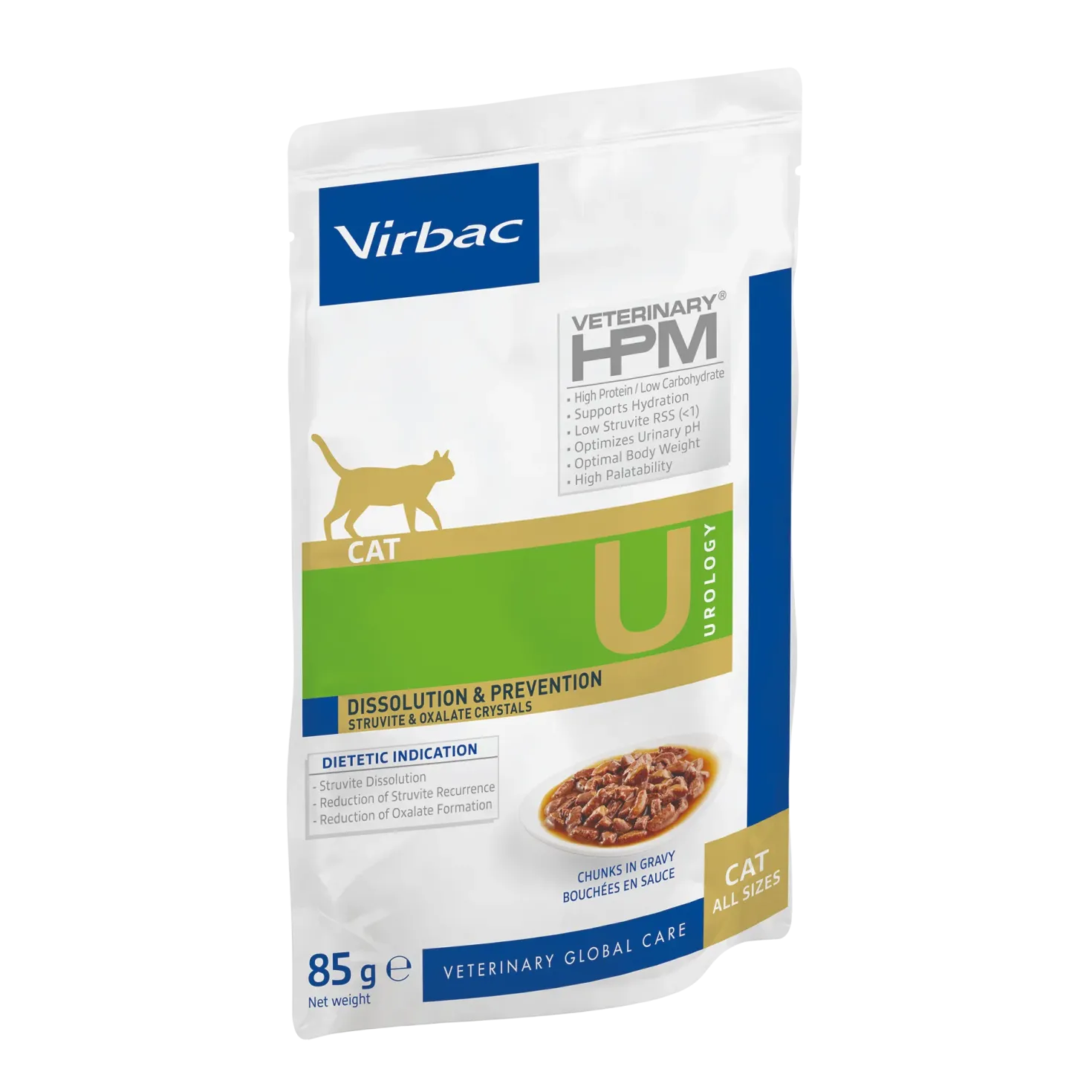 Virbac Veterinary HPM Diététique Urology Dissolution & Prévention sachets - pâtée chat