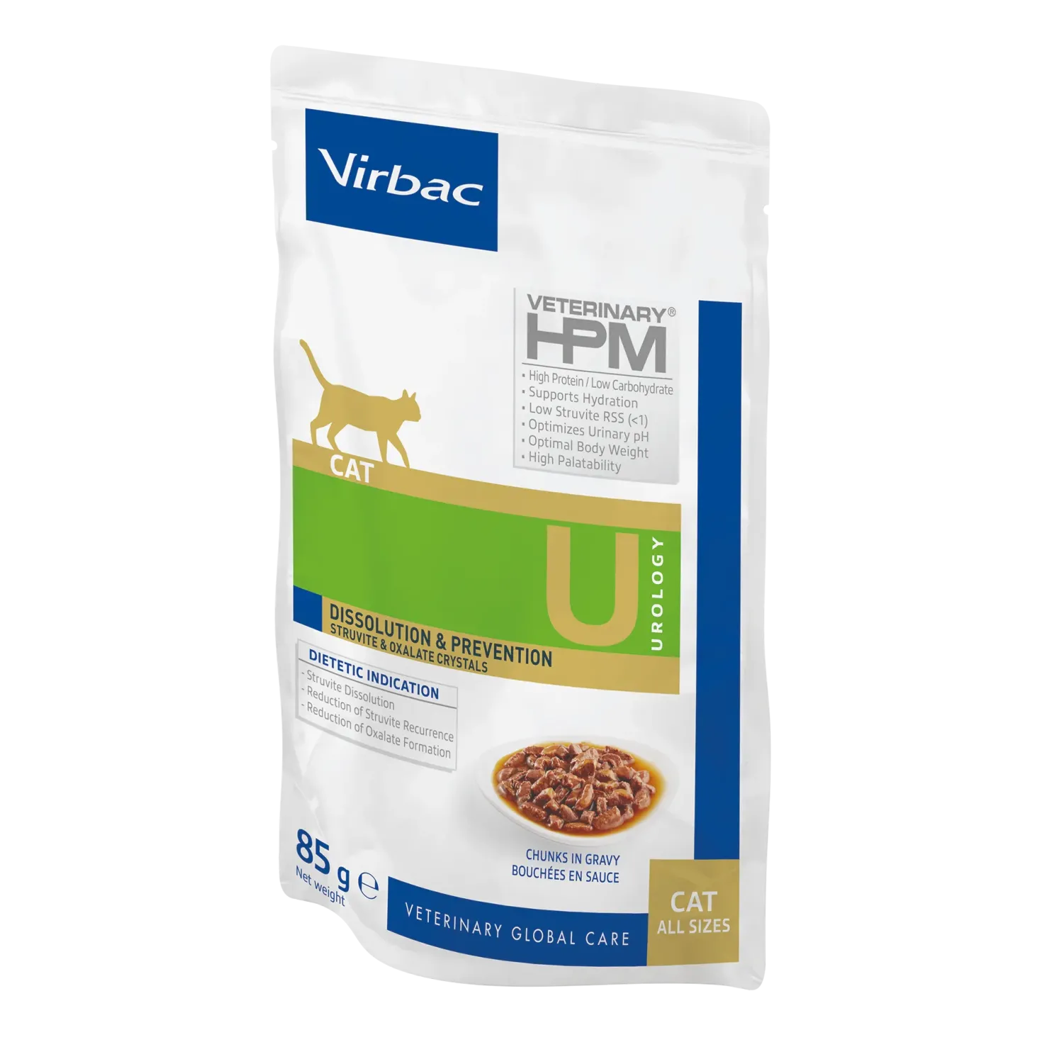 Virbac Veterinary HPM Diététique Urology Dissolution & Prévention sachets - pâtée chat