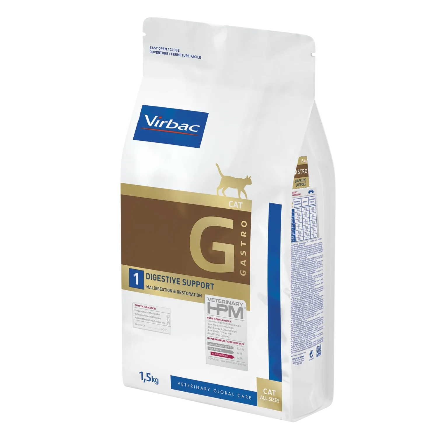 Virbac Veterinary HPM Diététique Gastro Digestive Support - croquettes chat