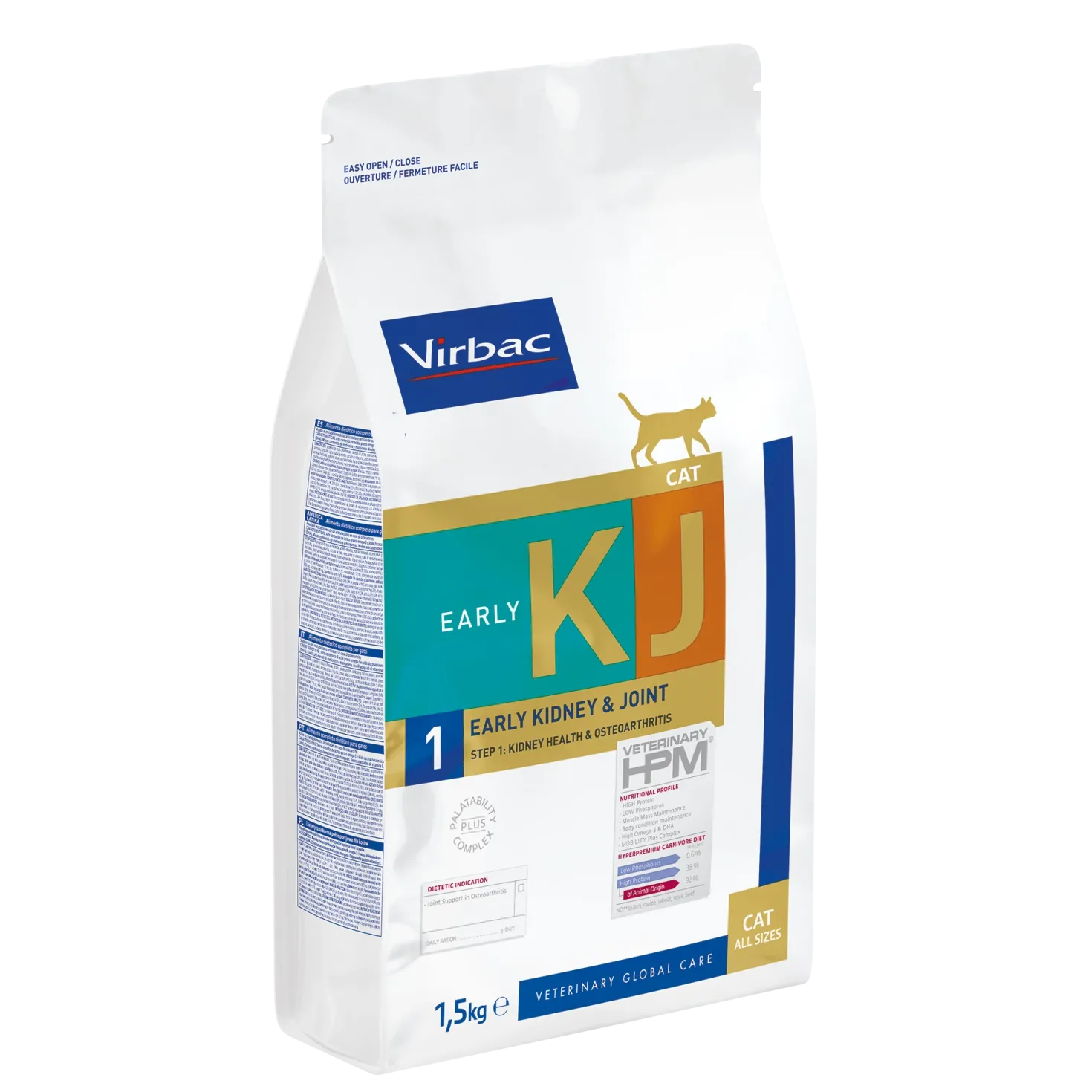 Virbac Veterinary HPM Diététique Early Kidney Joint - croquettes chat