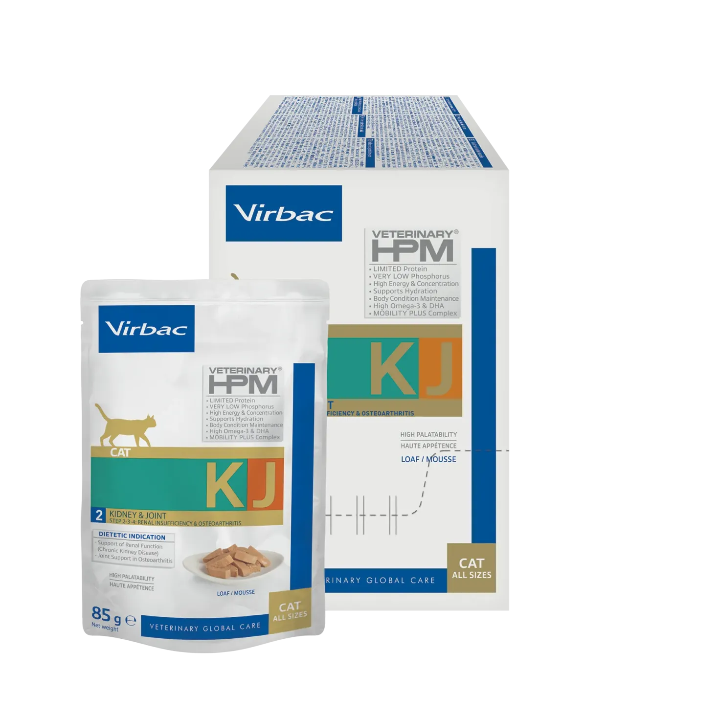 Virbac Veterinary HPM Diététique Kidney Joint mousse - pâtée chat