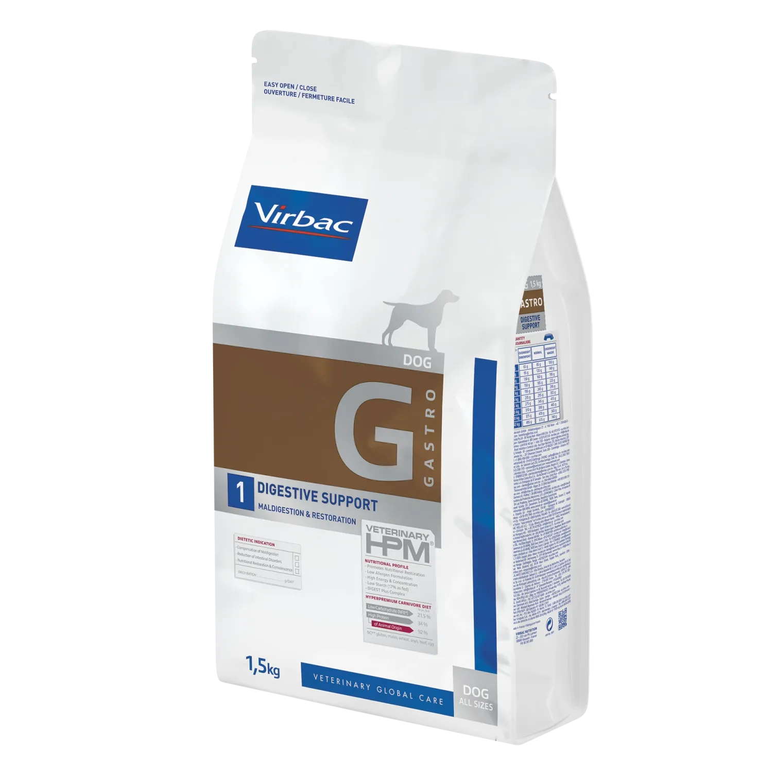 Virbac Veterinary HPM Diététique Gastro Digestive Support - croquettes chien