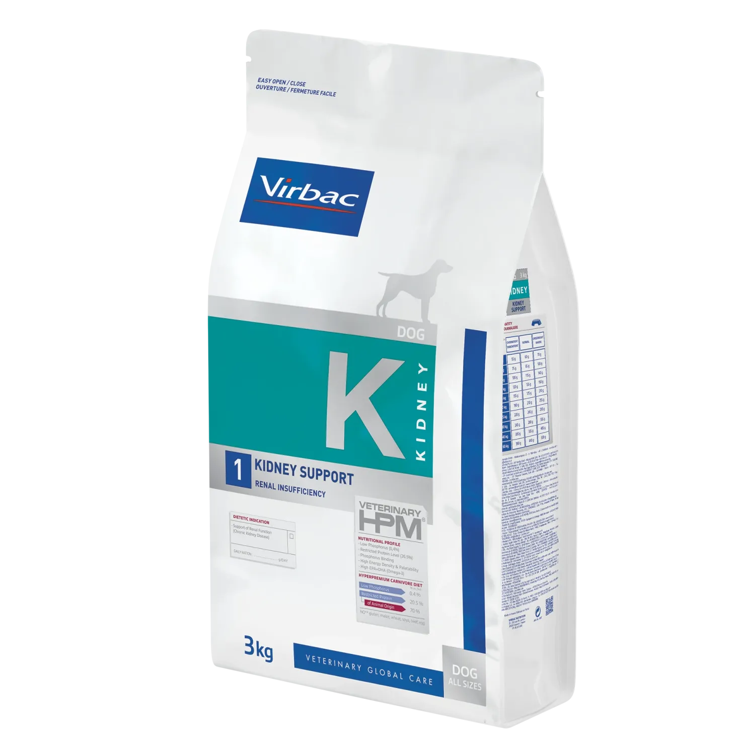 Virbac Veterinary HPM Diététique Kidney Support - croquettes chien
