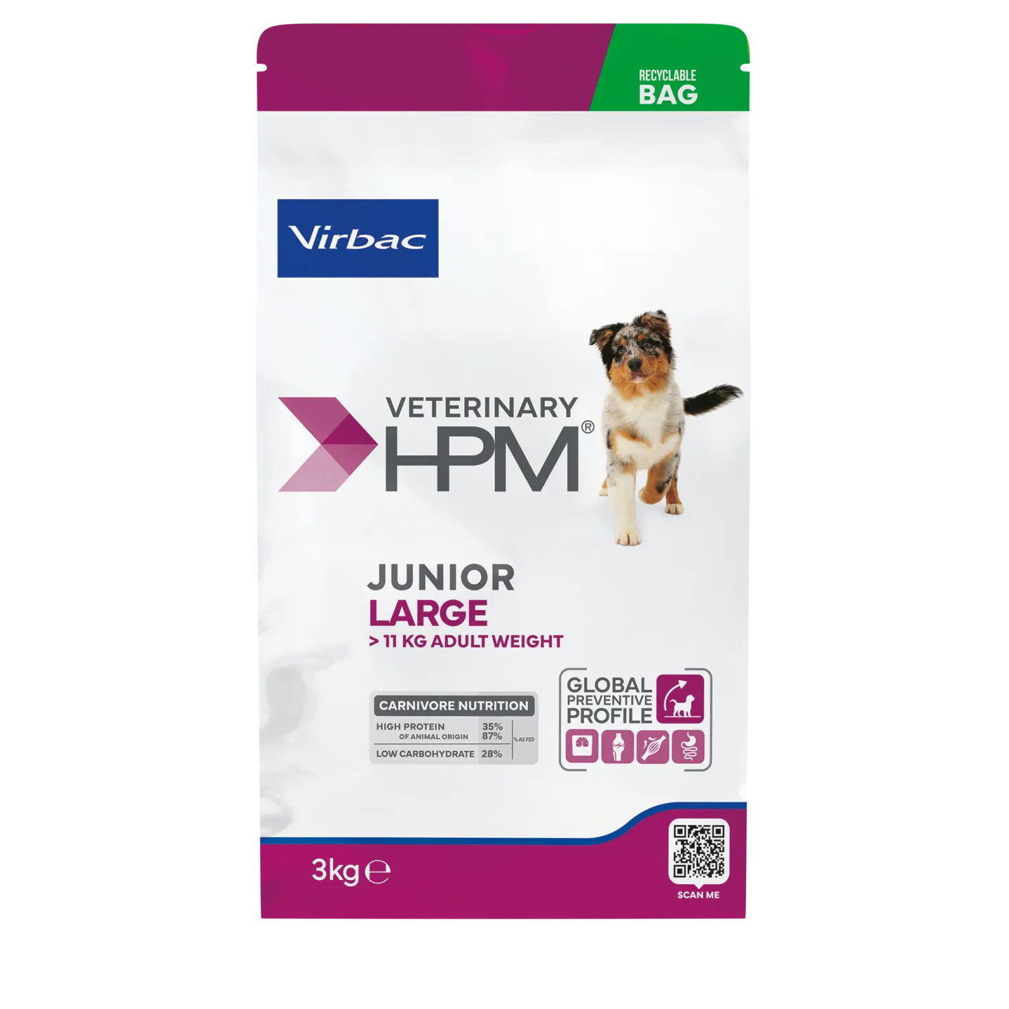 Virbac Veterinary HPM Junior Large Dog - croquettes chiot