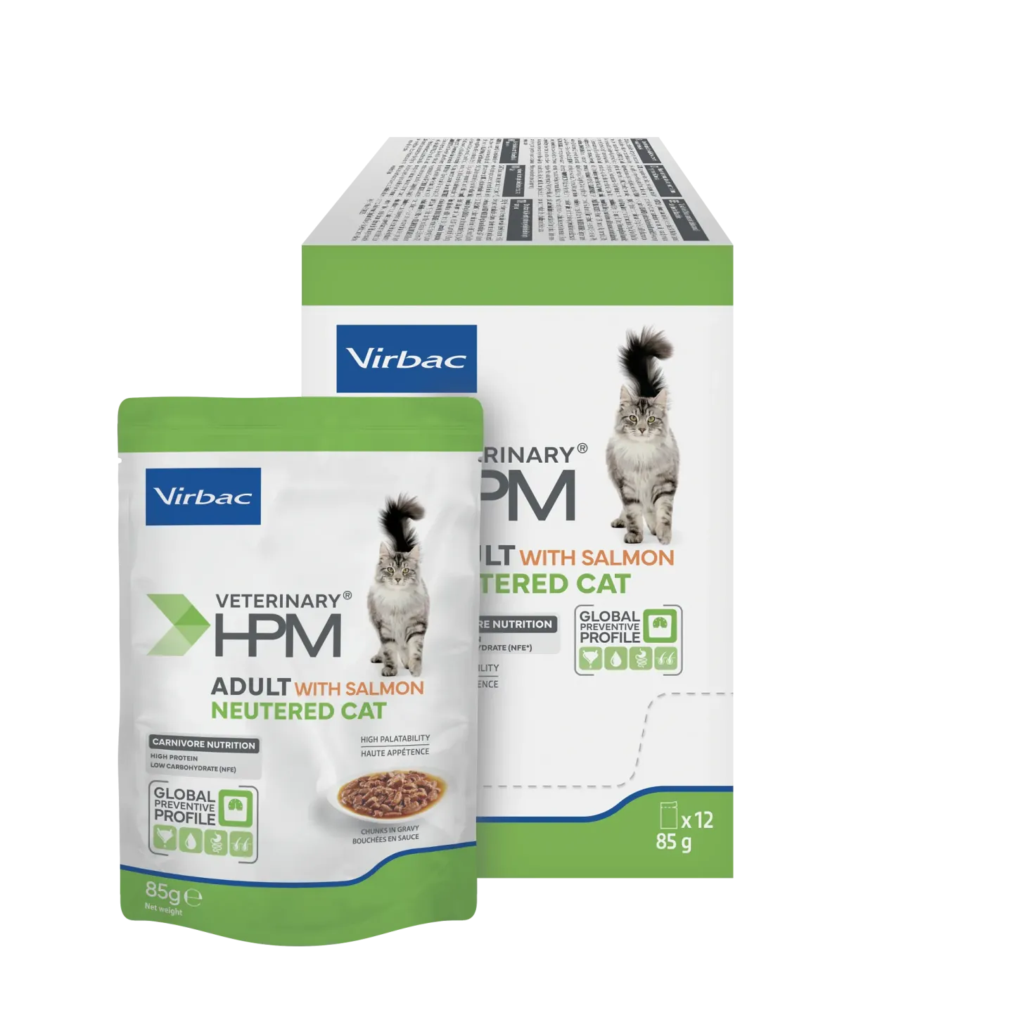 Virbac Veterinary HPM Physiologique Adult Neutered Cat Sterilise - pâtée chat