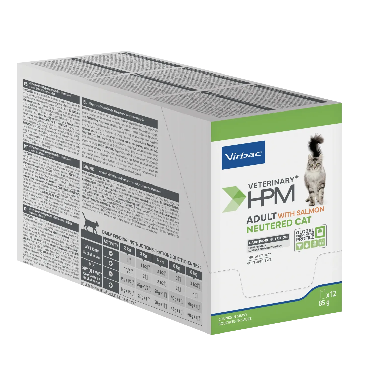 Virbac Veterinary HPM Physiologique Adult Neutered Cat Sterilise - pâtée chat