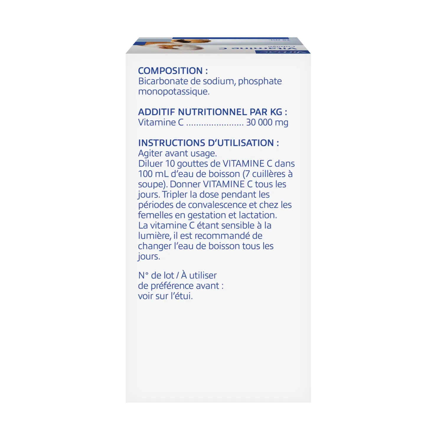 Vitamine C cobaye
