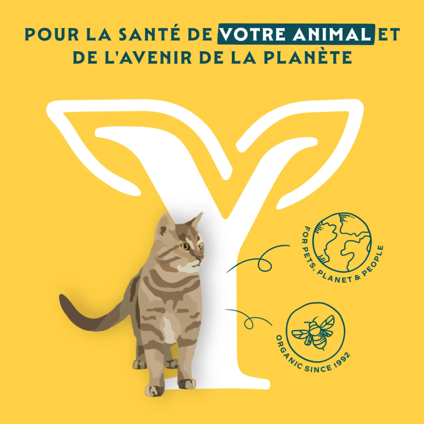 Yarrah bio sans céréales - pâtée chat