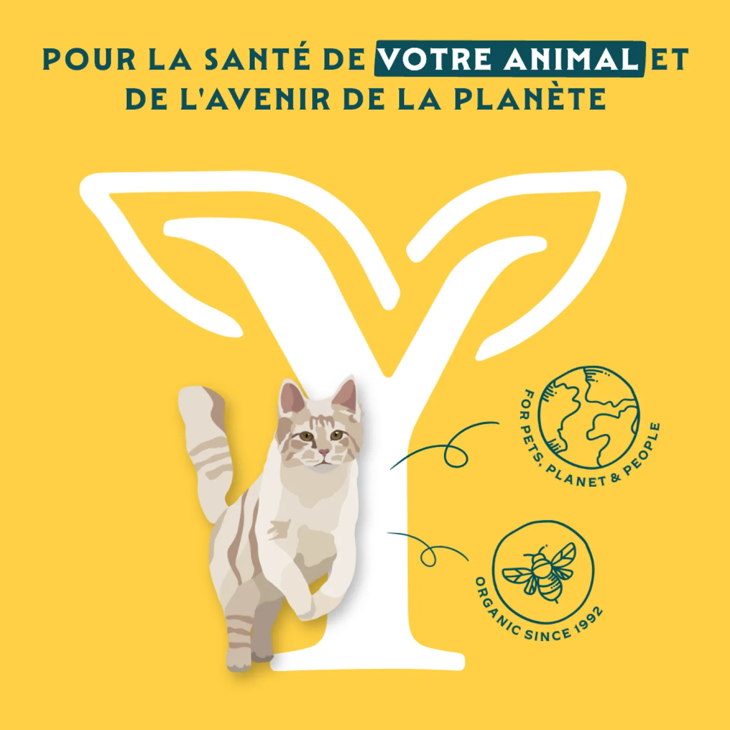 Yarrah bio sans céréales - pâtée chat