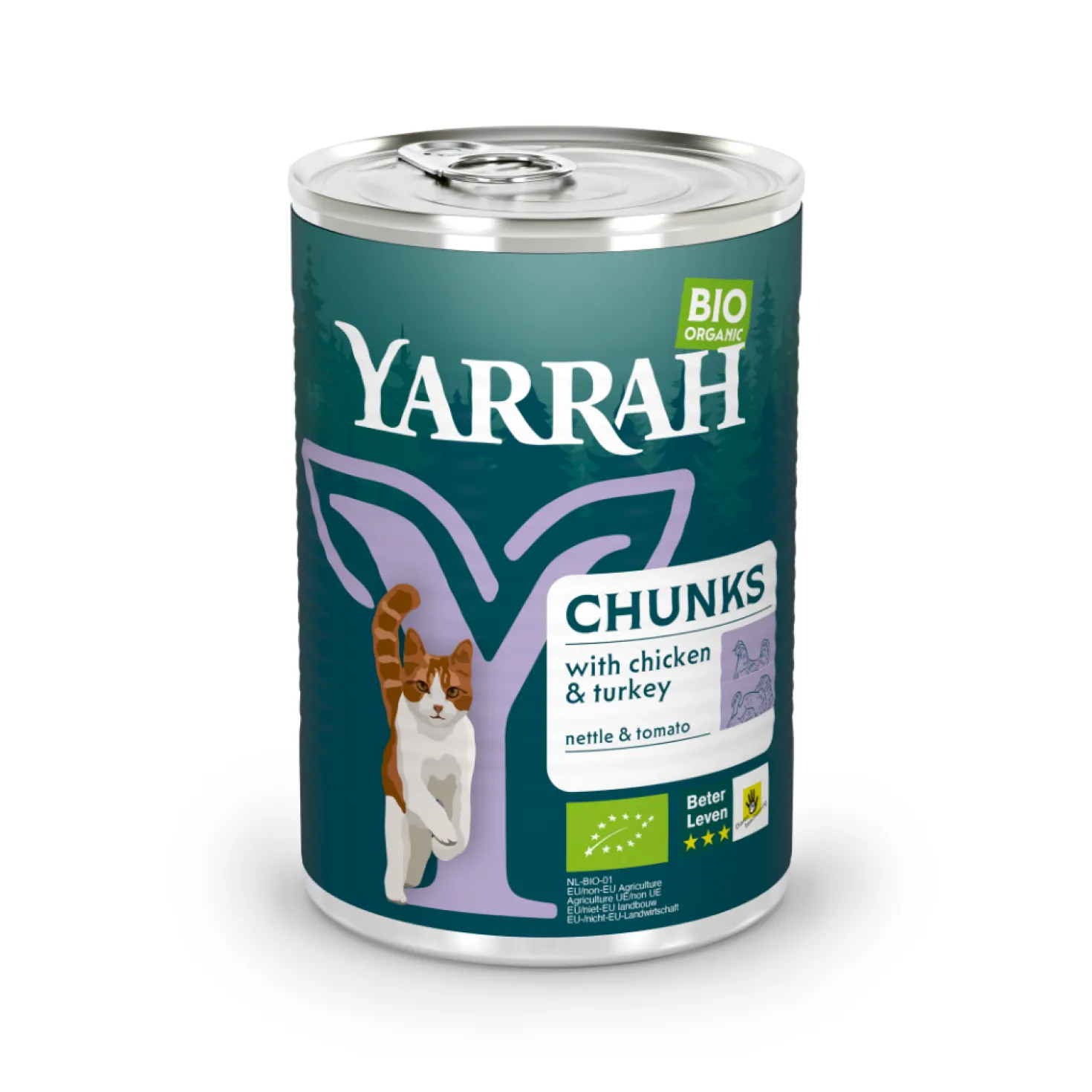 Yarrah bouchées bio - pâtée chat