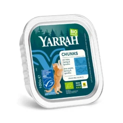Yarrah bouchées bio sans céréales - pâtée chat