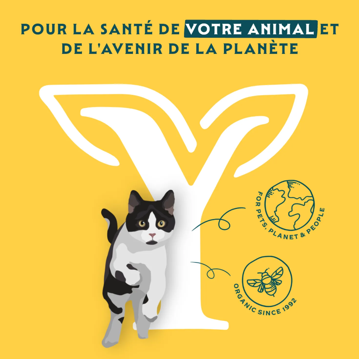 Yarrah croquettes Bio pour chat stérilisé
