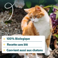 Yarrah croquettes bio sans céréales pour chat adulte