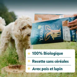 Yarrah croquettes bio sans céréales pour chien adulte